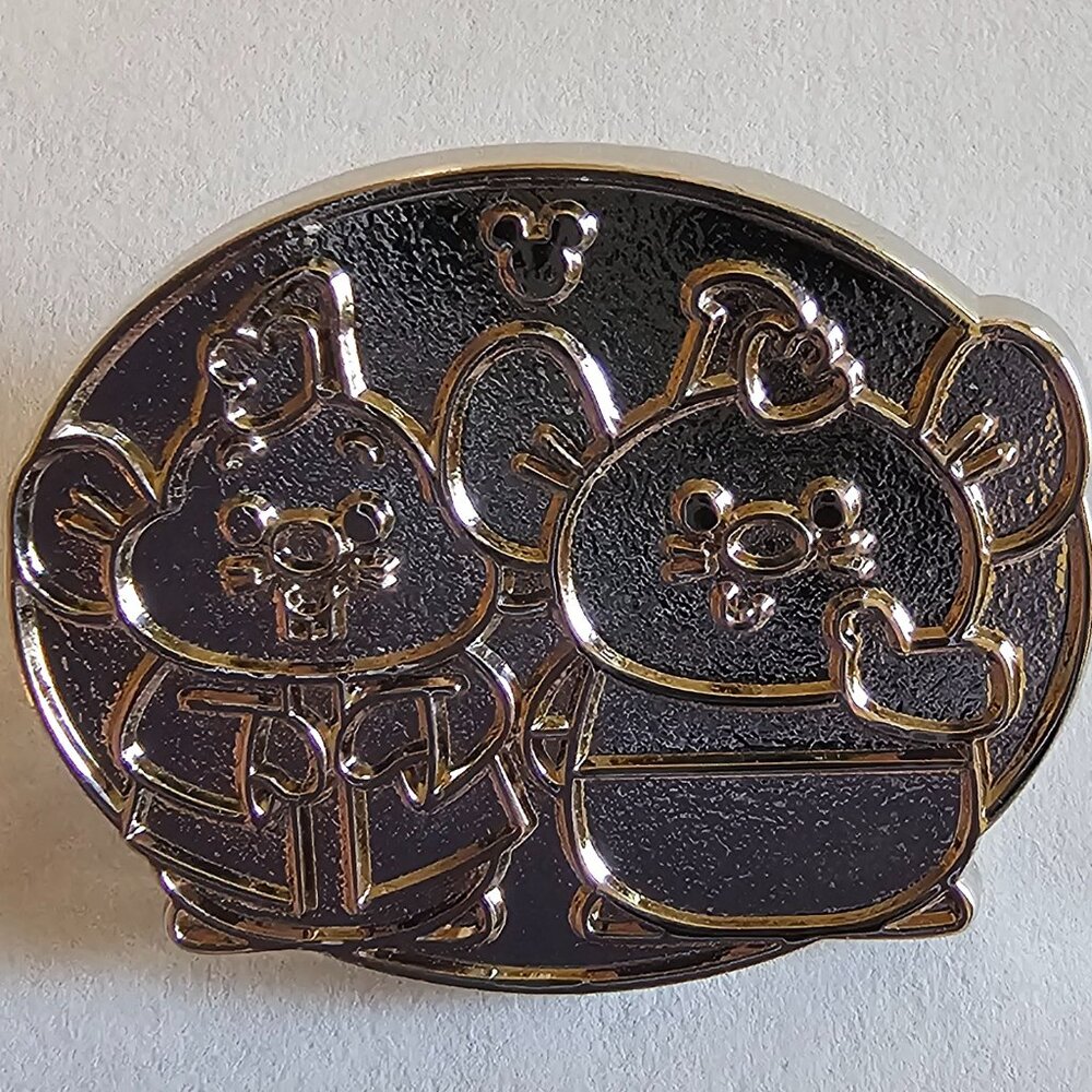 DISNEY Pin Trading ~ Best Friends ~ Jaq & Gus Gus ~ Hidden Mickey ~ 2019 ~ P02